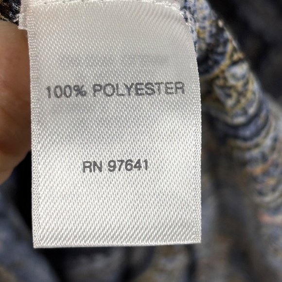 J Jill Button Up Long Sleeve Tunic Top Blouse Sz XL Lagenlook Semi-Sheer Boho - Picture 5 of 9